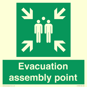 Evacuation assembly point